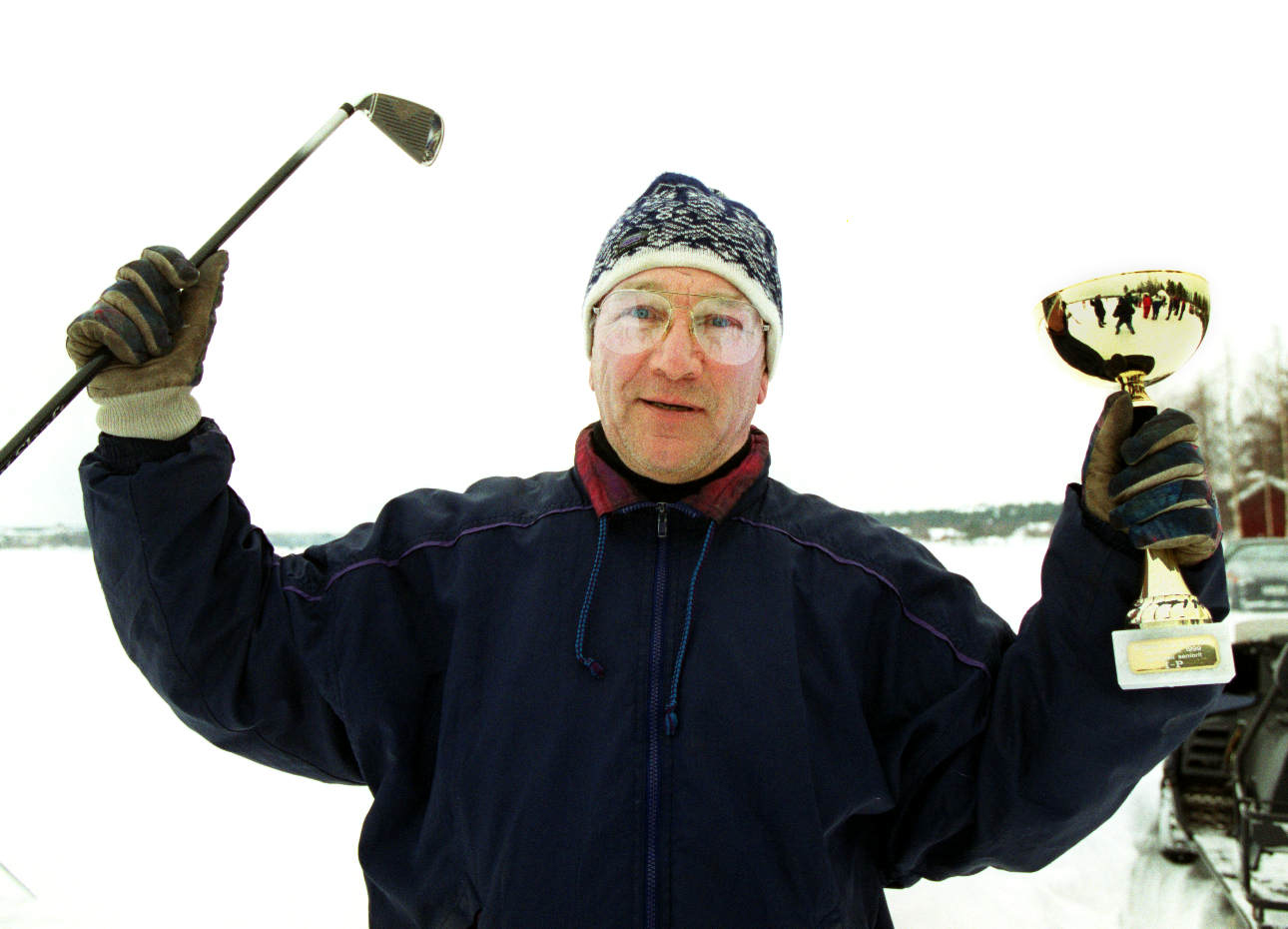 Jouko Jokinen aloitti golfharrastuksen talvigolfin parissa.